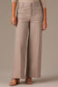 Moon Rock Skyrise Button Fly Seaming V-Shaped Back Yoke Contour Shape Technology Wide Leg Pant