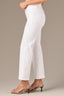 Optic White Denim Bennett High Rise Cropped Contour Shape Technology Barely Boot Petite Jean