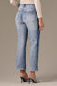 Light Blue Denim Bennett High Rise Cropped Contour Shape Technology Barely Boot Petite Jean