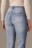 Light Blue Denim Bennett High Rise Cropped Contour Shape Technology Barely Boot Petite Jean