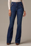 Indigo Denim Skyrise Contour Shape Technology Long Flare Tall Jean