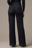 Indigo Denim Skyrise Contour Shape Technology Double Side Seam Wide Leg Jean