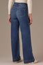 Blue Denim Bella Skyrise Contour Shape Technology Double Side Seam Wide Leg Jean