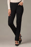 Black Denim Sawyer Mid-Rise Contour Shape Technology Straight Leg Jean