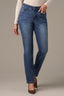 Indigo Artisanal Denim Sawyer Mid-Rise Contour Shape Technology Straight Leg Jean