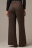 Cold Brew High Rise Ponte Patch Pocket Utility Self Tie Waist Wide Leg Pant