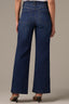 Indigo Denim Emma Skyrise Contour Shape Technology Wide Leg Center Front Seam Jean