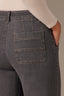 Grey Denim Contour Shape Technology Skyrise Whitney Wide Leg Tulip Hem Jean