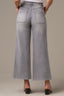 Grey Artisanal Denim Wyatt Skyrise Contour Shape Technology Wide Leg V-Pocket Jean