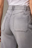 Grey Artisanal Denim Wyatt Skyrise Contour Shape Technology Wide Leg V-Pocket Jean