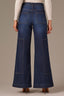 Indigo Denim High Rise Contour Shape Technology Carpenter Oversized Panel Wide Leg Jean