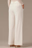 Off White Contour Shape Technology Skyrise Extended Tab Side Panel Pleated Petite Trouser