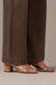 Washed Mocha Sam High Rise Contour Shape Technology Wide Leg Jean