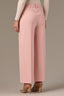 Rose Bloom Skyrise Elastic Pull-On Waist Faux Back Pocket Side Panel Contour Shape Technology Wide Leg Glider Pants