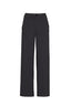 Black Whitney Contour Shape Technology Skyrise Slit Hem Wide Leg Pant