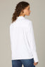 Off White Long French Cuff Sleeve Collar Neck Square Yoke Button Down Woven Shirt