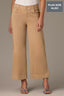 Vintage Walnut Contour Shape Technology High Rise Cropped Ankle Hem Sam Wide Leg Plus Size Pant