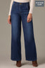 Indigo Denim Whitney Skyrise Wide Leg Tulip Hem Plus Size Jean