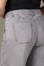 Grey Artisanal Denim Wyatt Absolution Skyrise Wide Leg V-Pocket Plus Size Jean