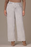 Light Grey Denim Contour Shape Technology High Rise Plus Size Sam Wide Leg Jean