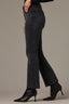 Washed Black Artisanal Denim Bennett Skyrise Contour Shape Technology Barely Boot Petite Jean