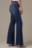 Indigo Denim High Rise Contour Shape Technology Out There Flare Petite Jean