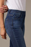 Indigo Denim High Rise Contour Shape Technology Out There Flare Petite Jean