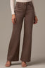 Washed Mocha Sam Contour Shape Technology High Rise Wide Leg Petite Jean