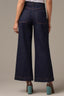 Dark Indigo Denim Wyatt Contour Shape Technology Skyrise Wide Leg V-Pocket Plus Size Jean